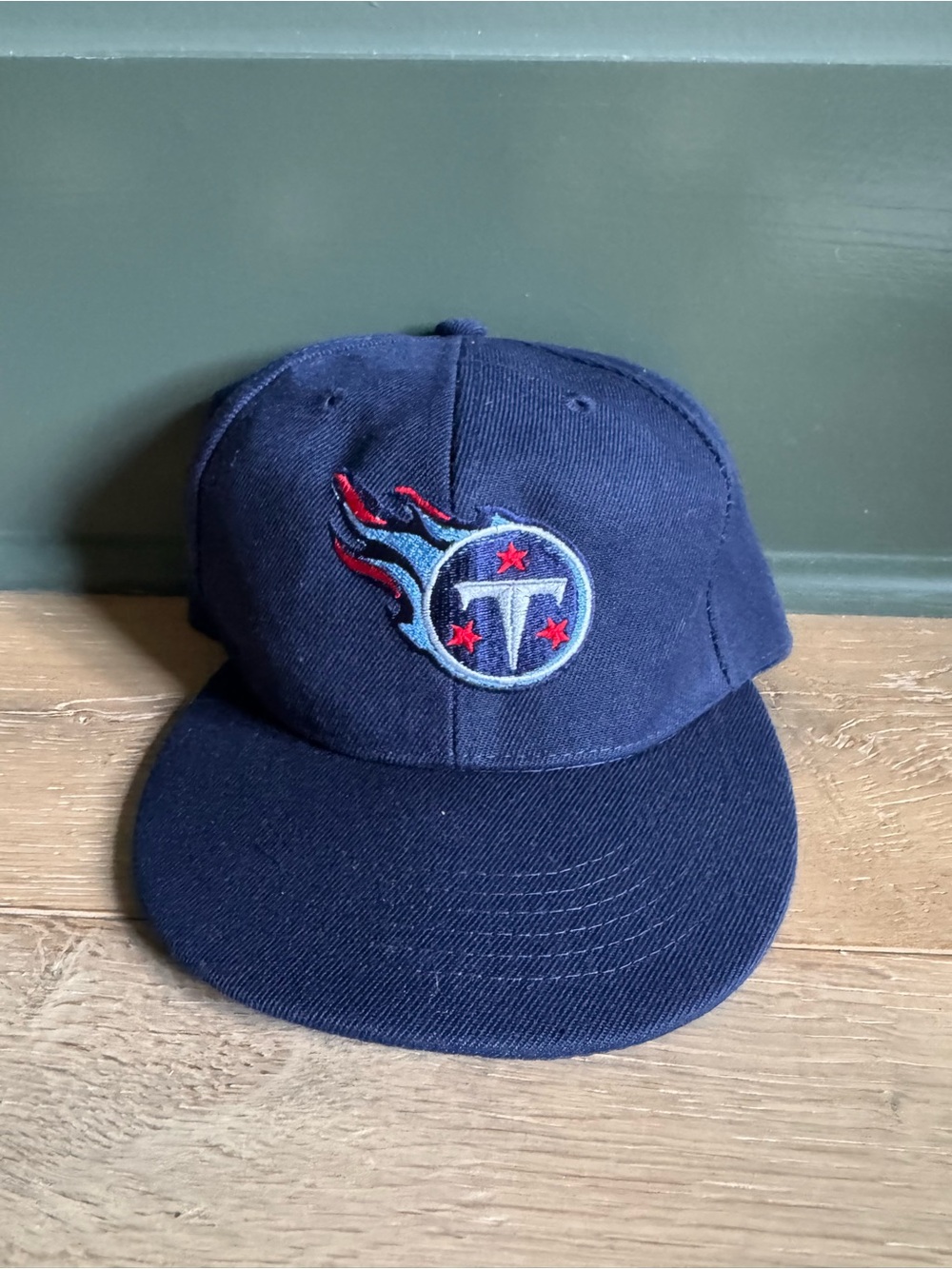 Navy Blue Tennessee Titans Logo Snapback Hat